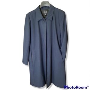 Sigrid Olsen Blue Trench Coat